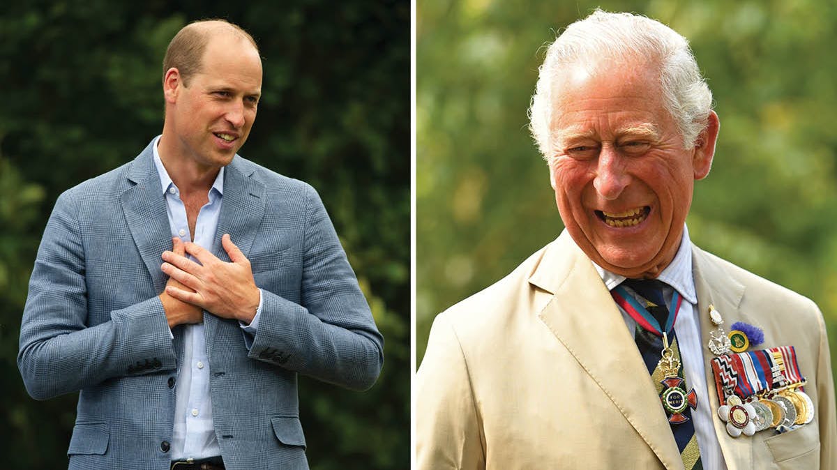 Prins William og prins Charles.