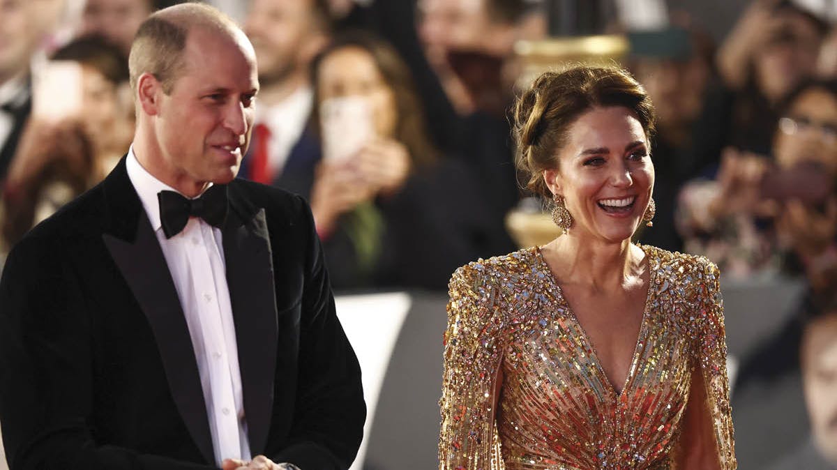 Prins William og hertuginde Catherine.