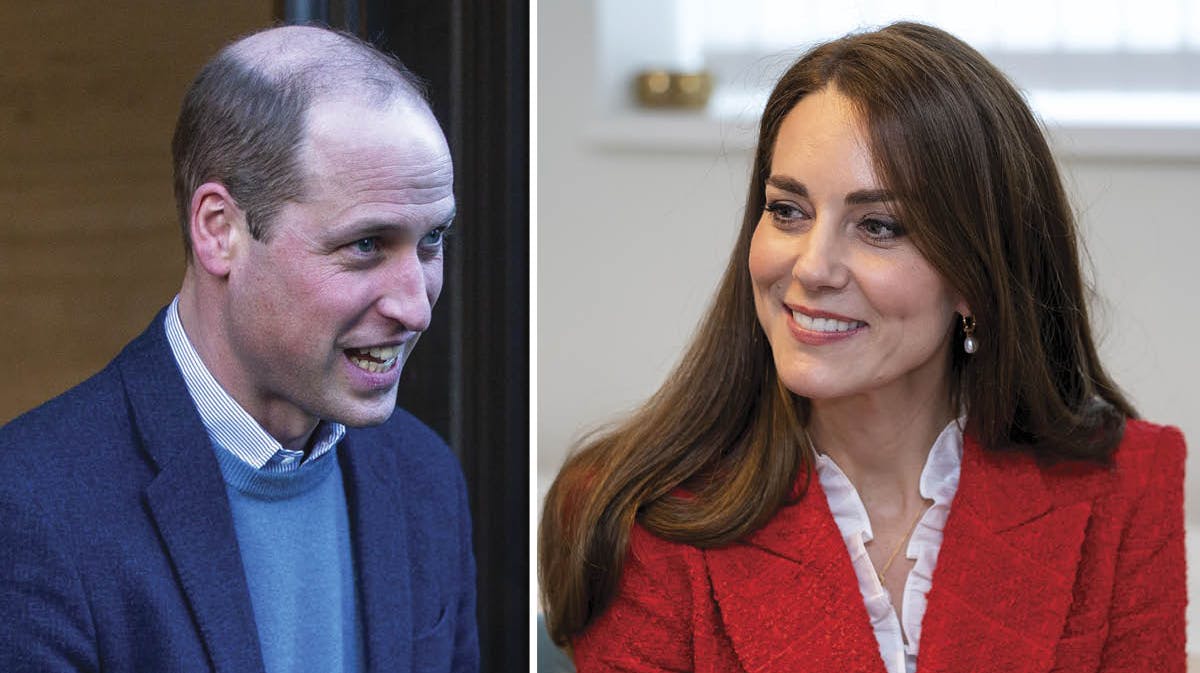 Prins William og hertuginde Catherine. 