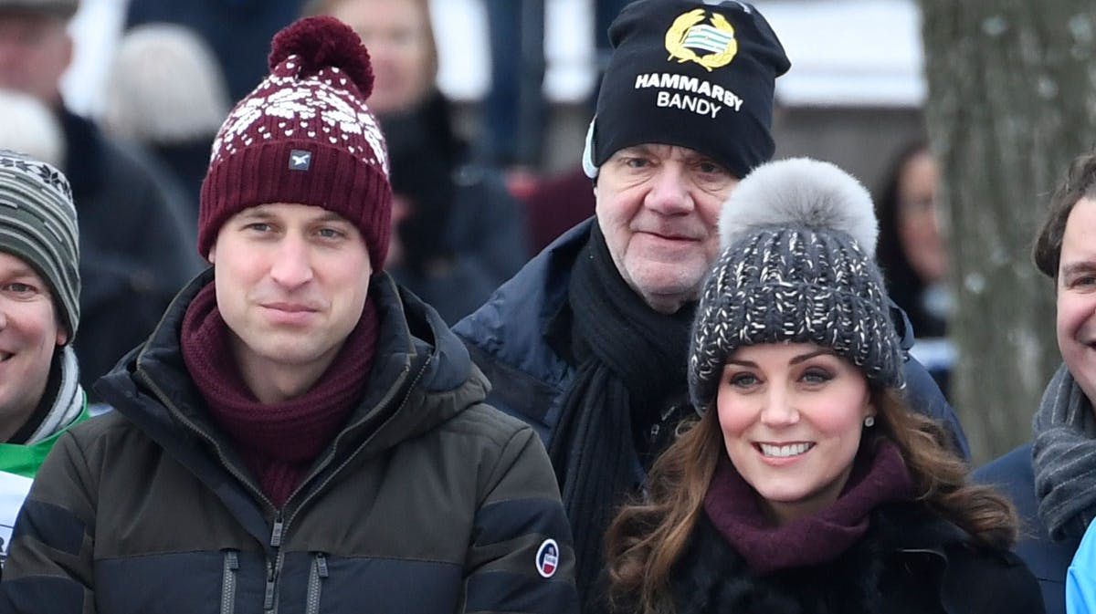 Prins William og hertuginde Catherine i Stockholm.