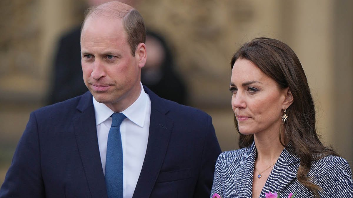 Prins William og hertuginde Catherine. 