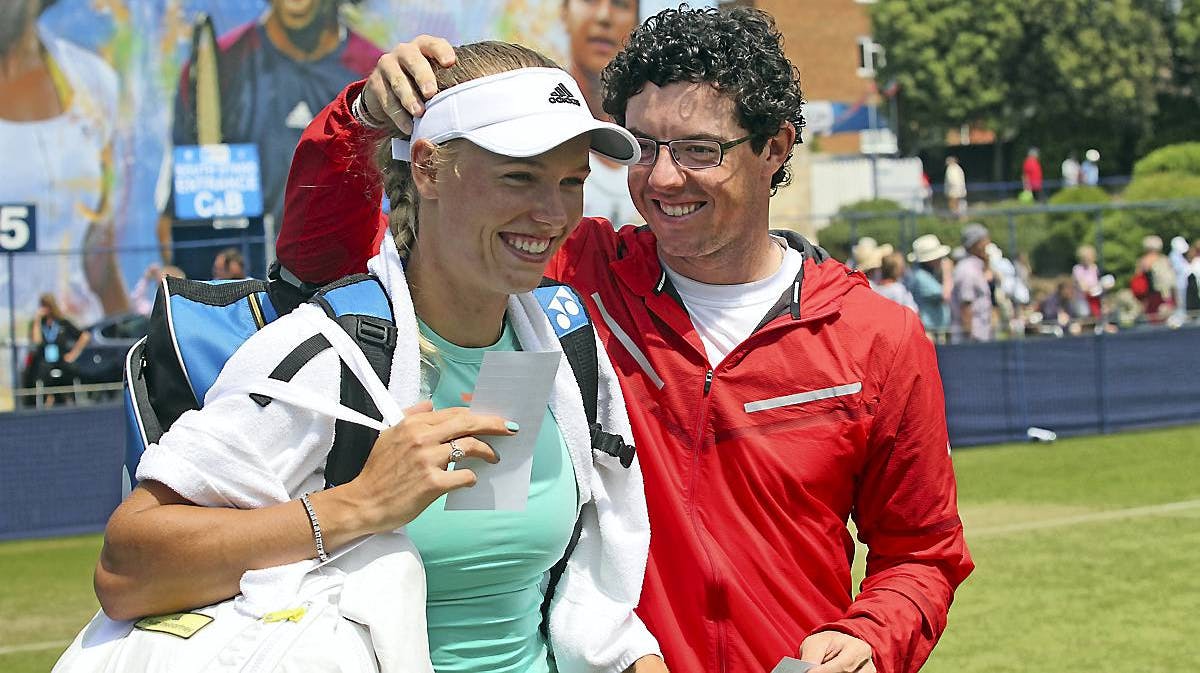 Caroline Wozniacki og Rory McIlroy.