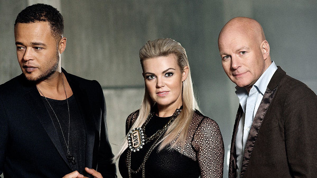 X factor 2014 dommere Remee, Lina Rafn og Thomas Blacham