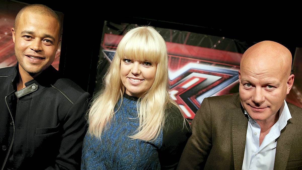 X Factor-dommerne Remee, Lina Rafn og Thomas Blachman.