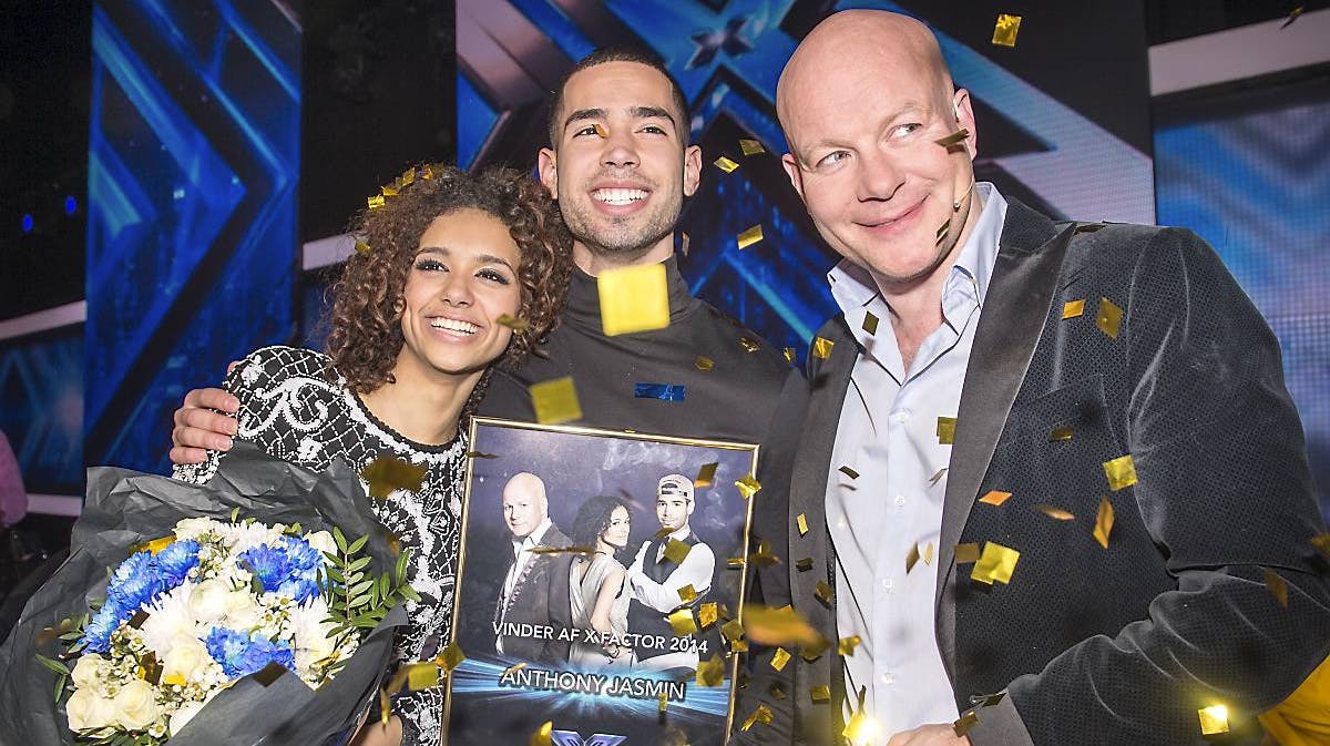 Duoen "Anthony Jasmin" og Thomas Blachman vandt "X Factor" 2014.
