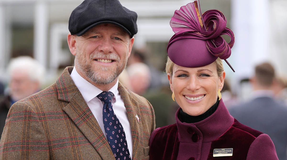 Mike og Zara Tindall. 