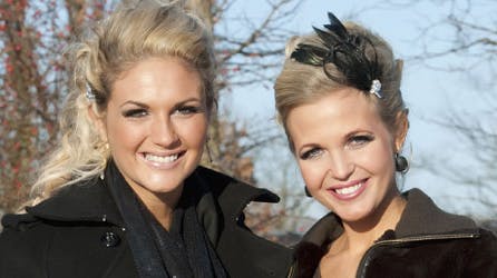 Det færdige resultat: Lisa Lents og Tina Lund.