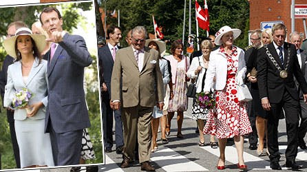 Marie og Joachim var på hjemmebane, da de sammen med regentparret var æresgæster i Tønder