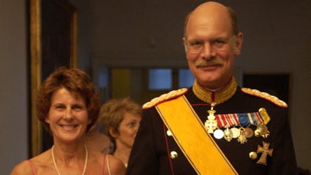 Tidligere forsvarschef Jesper Helsø og fru Pernille.