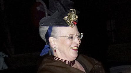 Dronning Margrethe udklædt til nytårsfest