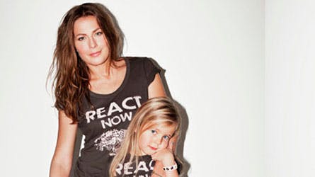 Andrea Elisabeth Rudolph og Isolde støtter Røde Kors-kampagnen React Now.