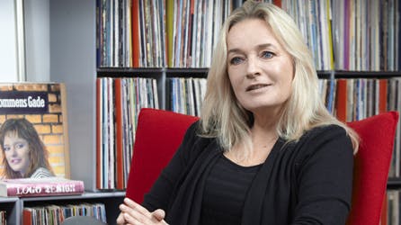 Anne Linnet i BILLED-BLADETs røde stol.
