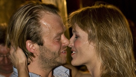 Så lykkelige var Søren og Anne Sofie Byder i maj 2008. Efter sommeren ønskede Søren at slutte ægteskabet.