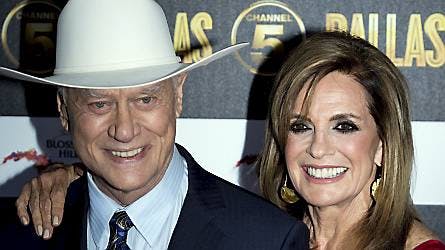 Larry Hagman og Linda Gray.