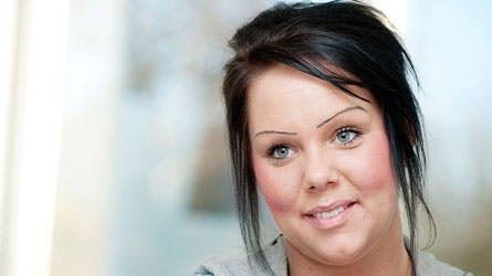 Camilla Framnes fra "De unge mødre"