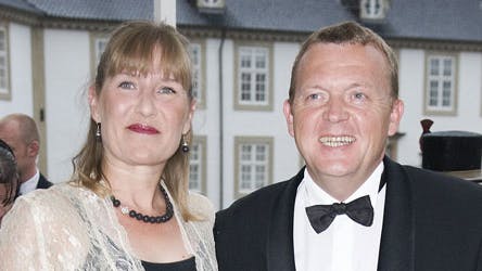 Lars Løkke Rasmussen sammen med konen Sólrun.
