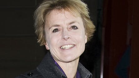 Lykke Friis samlede ind sammen med manden.