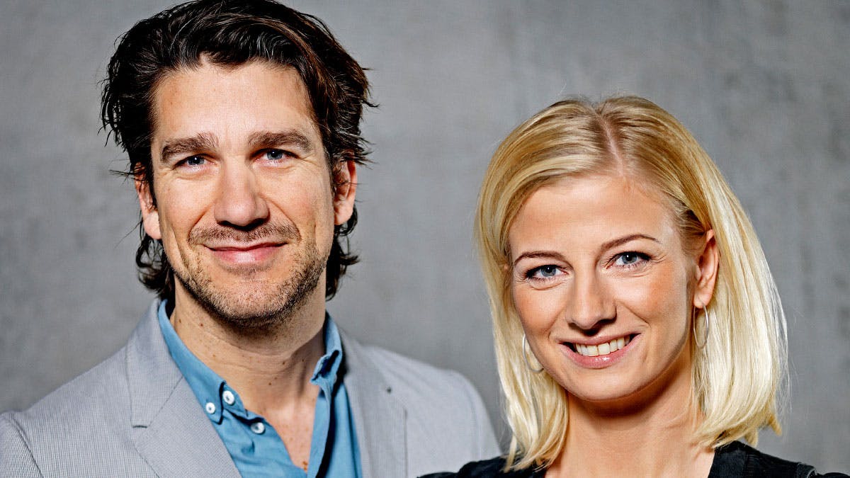 Louise Wolff og Nikolaj Koppel står i spidsen for Danmarks Indsamling 2013, der ruller over skærmen fredag den 8. februar.