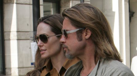 Angelina Jolie og Brad Pitt.