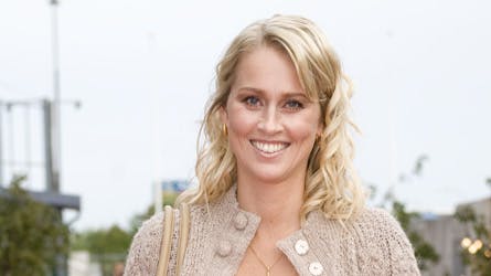 Camilla Martin er syv måneder henne i sin graviditet. Hun har i forvejen en søn.
