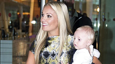 Caroline Fleming bar sin egen lille topmodel ud i bilen, da dagens arbejde var forbi.