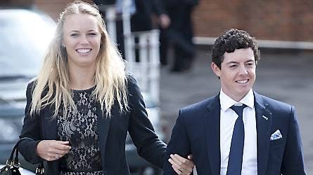 Caroline Wozniacki og Rory McIlroy