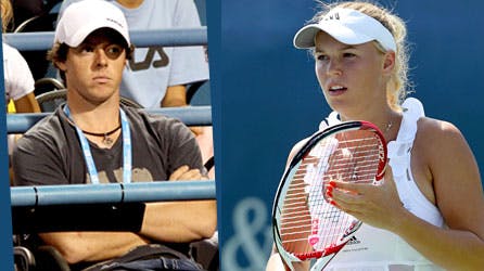 Caroline Wozniacki og Rory McIlroy