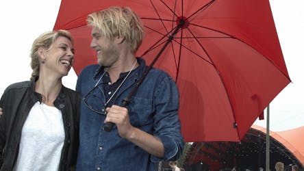 Cecilie Frøkjær og Felix Smith på Roskilde Festival.