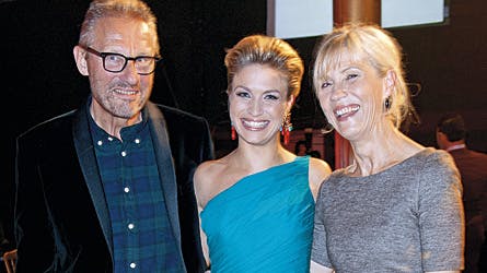 Christiane Schaumburg-Müller havde sidste fredag besøg af sin mor og stedfar i "Vild med dans"-studiet.