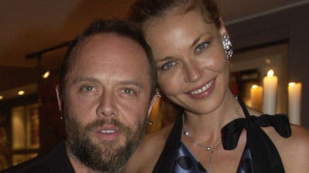 Connie Nielsen og Lars Ulrich