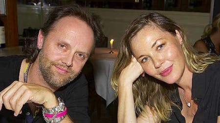 Lars Ulrich og Connie Nielsen