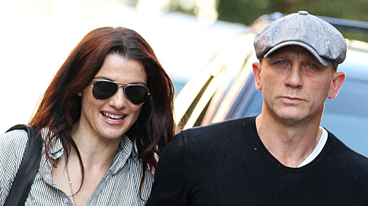 Daniel Craig alias 007 James Bond sammen med fru Bond, Rachel Weisz.