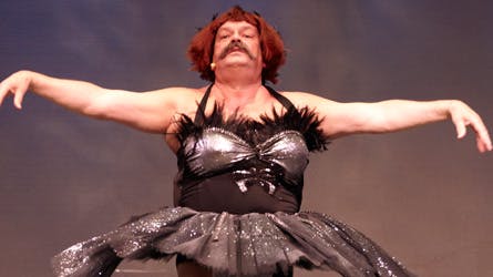 Flemming Krøll som ballerina