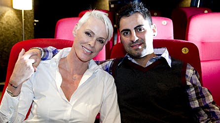 Gitte Nielsen og Mattia Dessi