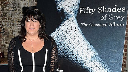 Forfatteren bag bog-successen "Fifty Shades of Grey", E. L. James.