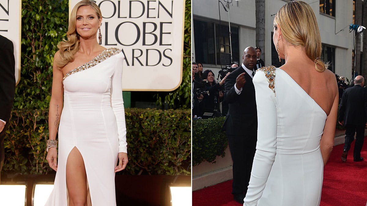 Heidi Klum er kendt for at kaste glans over en hvilken som helst begivenhed. Her er det Golden Globe 2013.