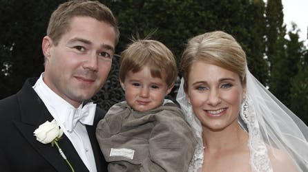 Johannes Langkilde og Sisse Pedersens søn Andreas Emil var selvfølgelig med til far og mors bryllup.