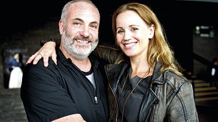 Sofia Helin og Kim Bodnia