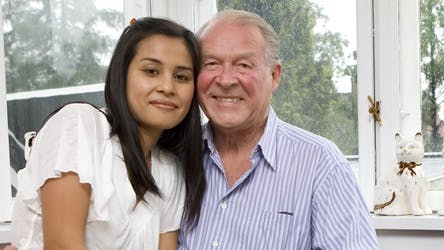 Klaus Pagh sammen med sin hustru Nancy