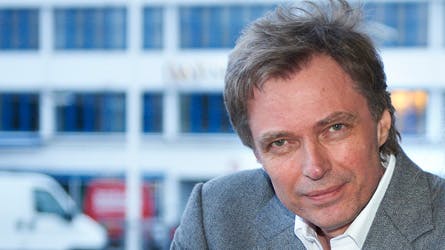 Frederik Riskær Pedersen og far Klaus Riskær Pedersen.