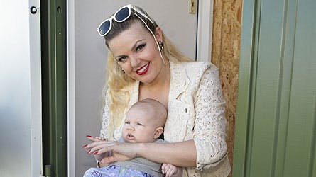 Lina Rafn med Karmen