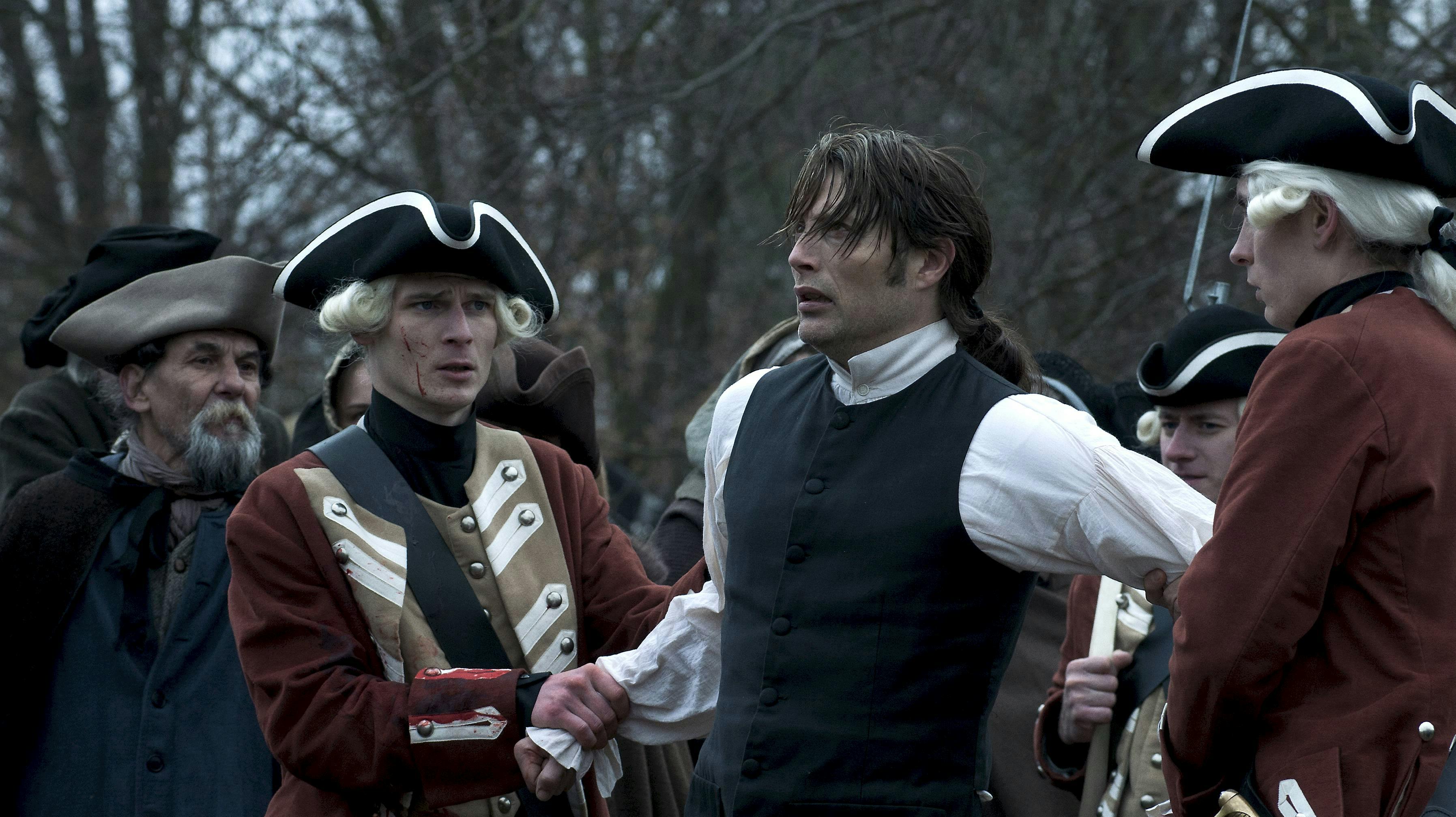 Mads Mikkelsen som Struensee i filmen "En kongelig affære"