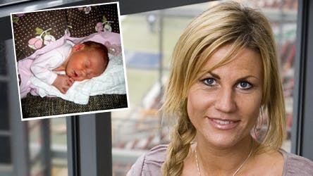Malene Hasselblad er nu mor til lille Sophie.