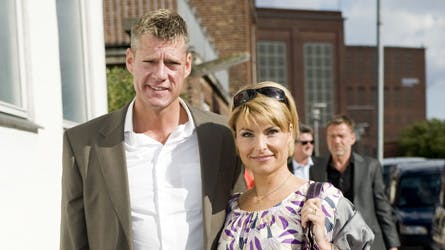 Michèle Bellaiche og hendes mand var blandt gæsterne, da Jes Dorph for nylig fejrede sin 50-års fødselsdag.