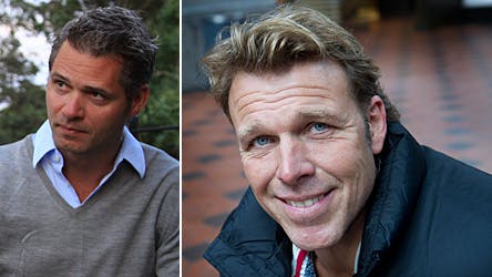 De to TV-værter Jonas og Mikkel Beha Erichsen er hinandens fætre.