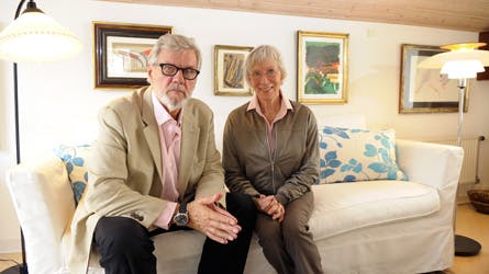 Morten Grunwald og Lily Weiding