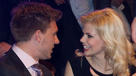Nicklas Bendtner og Julie Zangenberg