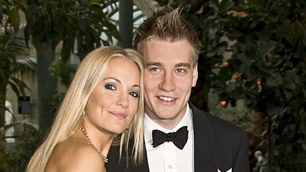 Caroline Flemming og Nicklas Bendtner