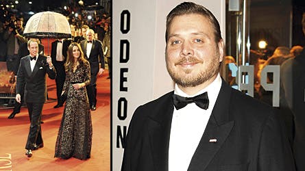 Nicolas Bro passede uden problemer ind i det kongelige selskab i Odeon-biografen med sin flotte smoking.