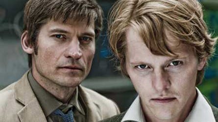 Nikolaj Coster-Waldau og Thure Lindhardt i serien "Blekingegade"